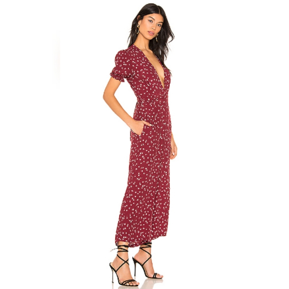 Faithfull the Brand Bonnie Jumpsuit Floral XS S M - Picture 4 of 14
